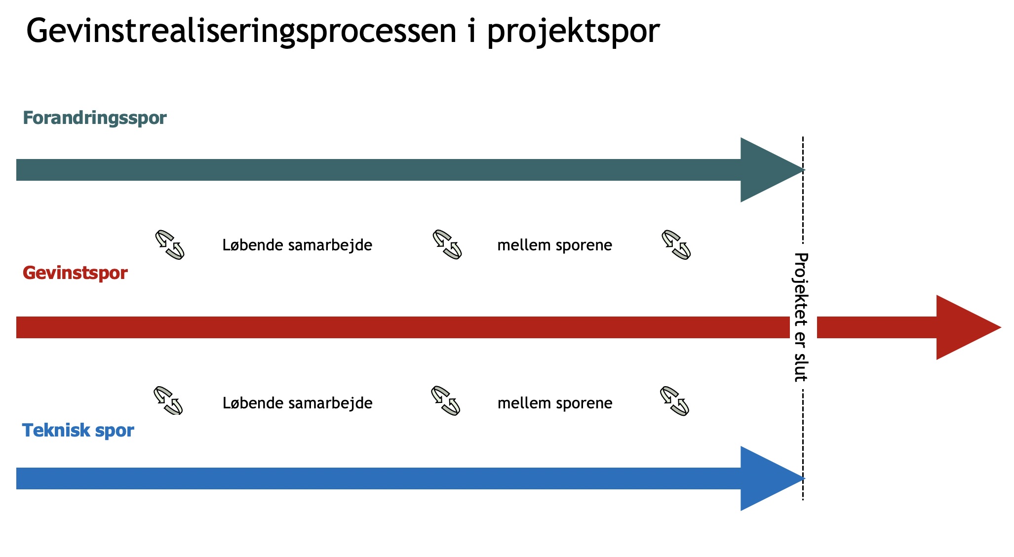 Gevinstrealiseringsprocessen i projektspor 